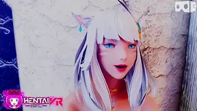 Cat-Eared Beauty Dominates Sensual VR Experience in Crisp HD Hentai