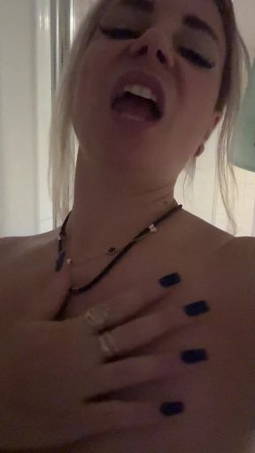 Fuck My Ass Deep with Your Big Cock! I Like It When I'm a Dirty Blonde and Moan Loudly!