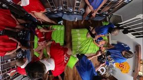 behind the scenes football gangbang