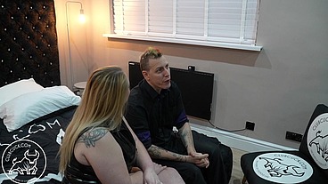 Cuckold - Cuckchair 12 - Mistress Rebeca swings and Rockhardo black