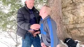 Hard Lust in the Freezing Cold: Outdoor Gay Fuck Session – XXXAktion 18+