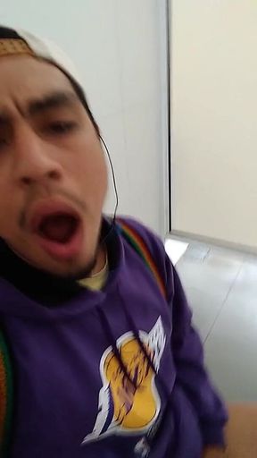 Masturbation in a Naturgy Bathroom