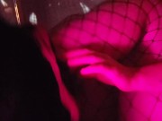 Amateur slut strips and plays with big clit