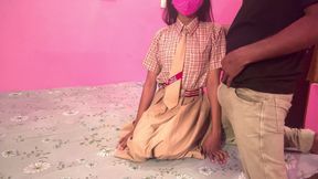 A Student Studying in Her Room Sucked My Cock and Got Fucked in Hardcore Doggy Style