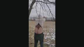 Public New Years Eve Wedgie