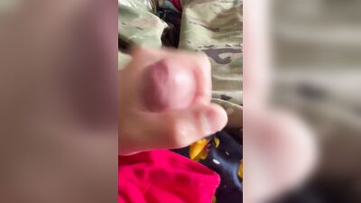 Soldier has fun on hump day with himself