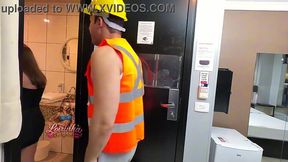 Naughty married Latina blonde hires handyman for more than just a shower fix