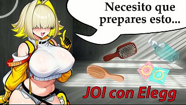 JOI en espa&ntilde_ol. Elegg de NIKKE te masturba con sus... &iquest_cepillos?