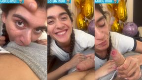 complete girlfriend experience: beautiful latina babe homemade blowjob facial pov bae !!! aubry babcock vol.8