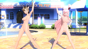 Megurine Luka &amp_ Meiko Summer Idol Project diva Nude Mod Full Nude