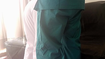 Naughty nurse enjoys fucking her partner before work (SHEER COMPLETE VIDEO)