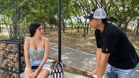 I fuck my rich girlfriend hard after arriving tired from work and getting some exciting massages.