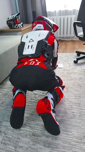 Playing with Motorcycle Boots