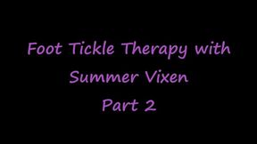 Foot Tickle Therapy-Fantasy with Summer Vixen Bound Part 2 - wmv