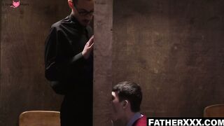 FatherXXX.com - Altar blowjob confessions after church