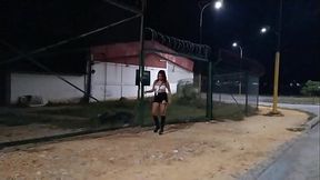 my first day as street walker fucked until receiving a facial cumshot