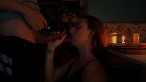 Real couple gets intimate with horny sex and deep creampie