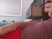 Playing In Sexy Red Bikini Briefs Part 2