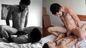 dois pau muito duro dentro do magrinho dotado