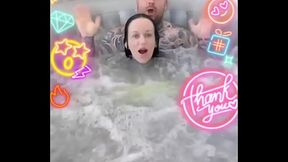 Blowjob in Hot Tub Live Melody Radford Blowjob