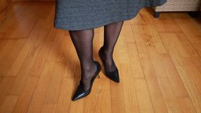 High Heels on Wooden Floor – Sharp Heel Clicks & Slow Walking ASMR