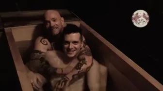 Tattooed FTM Buck Angel Naked Bathtub Interview with Axel Abysse
