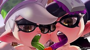 Sensual POV Blowjob from Squid Sisters