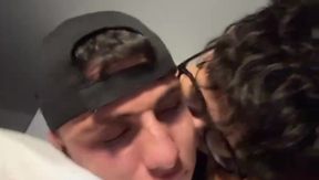 IN THE MOUTH AND IN THE ASS! My straight neighbor wanted me to unload in his ass