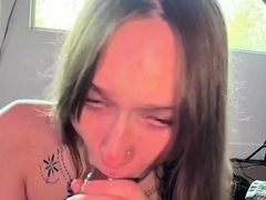 Lovely Chick's Wild Ride on a Massive Black Cock with