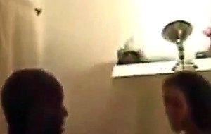 Husband watches how beautiful wife takes a bbc