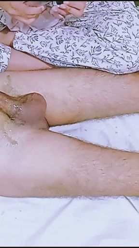 Indian Village Girl Handjob Fingering Big Cock Massage With Anal Fingering Boyfriend Viral MMS   Clip 1