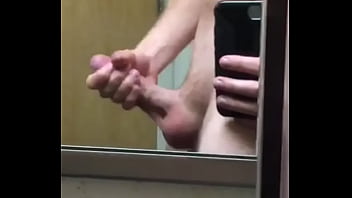 Quick Jerk off in the mirror