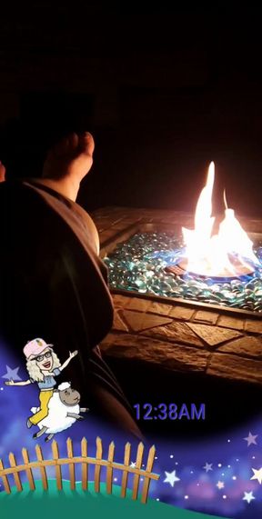 Feet by the fire