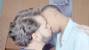 KISSING MY EX BOYFRIEND WITH A LOT OF HORNY AND DESIRE - BY MARVIN TURNER AND TYSON DANIELS- CLIP 4