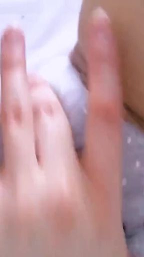 Playing with my pussy in cute panties   Clip 2