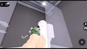 My futa friend gives me a deepthroat blowjob with her huge cock