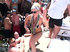 Spring Break is a great time for hot chicks to show off their tits