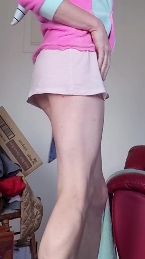 pink and pretty timid gay prances