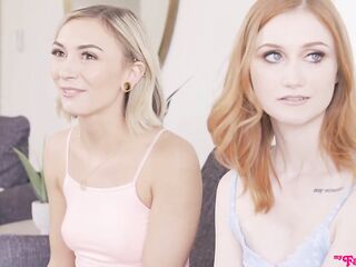 Madison Summers invited Chloe Temple and Scarlet Skies to her place, for a casual foursome