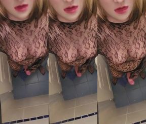 Amy gets ruined nasty solo cum blast big dick femboy crossdresser