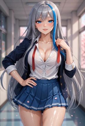 a naughty student invites you to her room😵