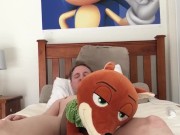 Nick Wilde Plush Gets His Ass Jackhammered And Cummed In