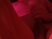 Strong male orgasm with shaking body, legs and loud moans. Straight fit guy at the home