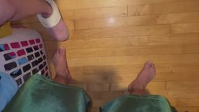 A hard nut kicking to make you cum