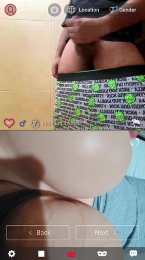 Sexy trans wife with big tits seduces her husband