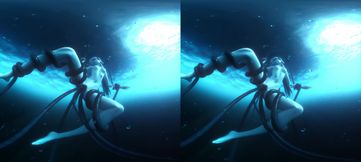 Jingliu vs 6 underwater tentacles - VR Porn