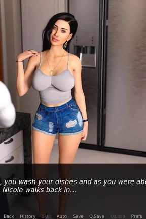 Nursing back to pleasure: hot MILF makes dinner ep 3