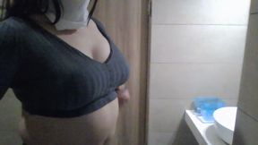 Indian Crossdresser in blouse and petty coat
