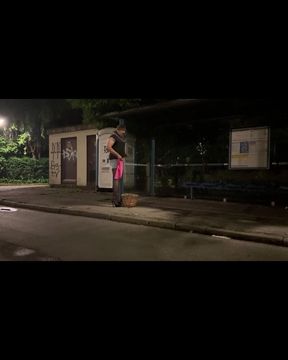 Sissy Intro and Playing as Street Slut Outside