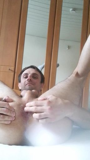 Masturbating Dick and Ass Come to Me and Feel Pleasure